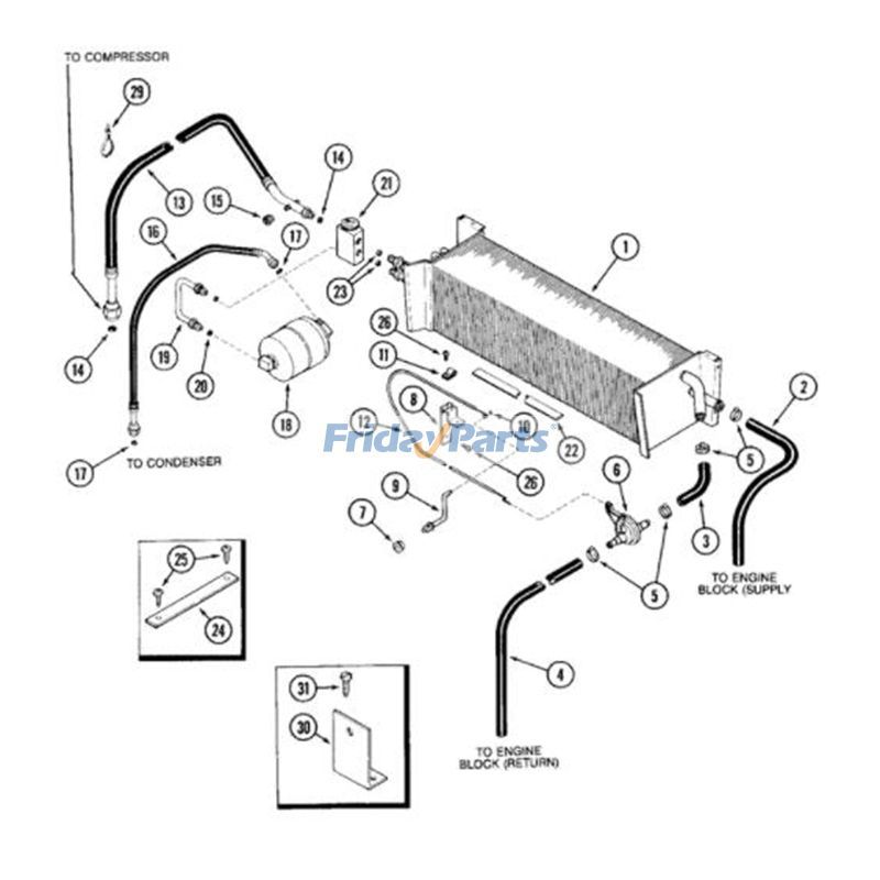 FridayParts Expansion Valve