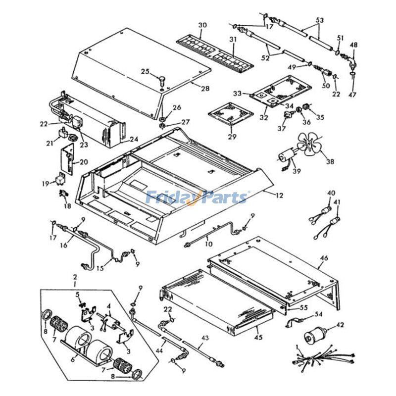Expansion Valve F1NN19849AA for New Holland Backhoe Loader 555C 555D 575D 655C 655D 675D