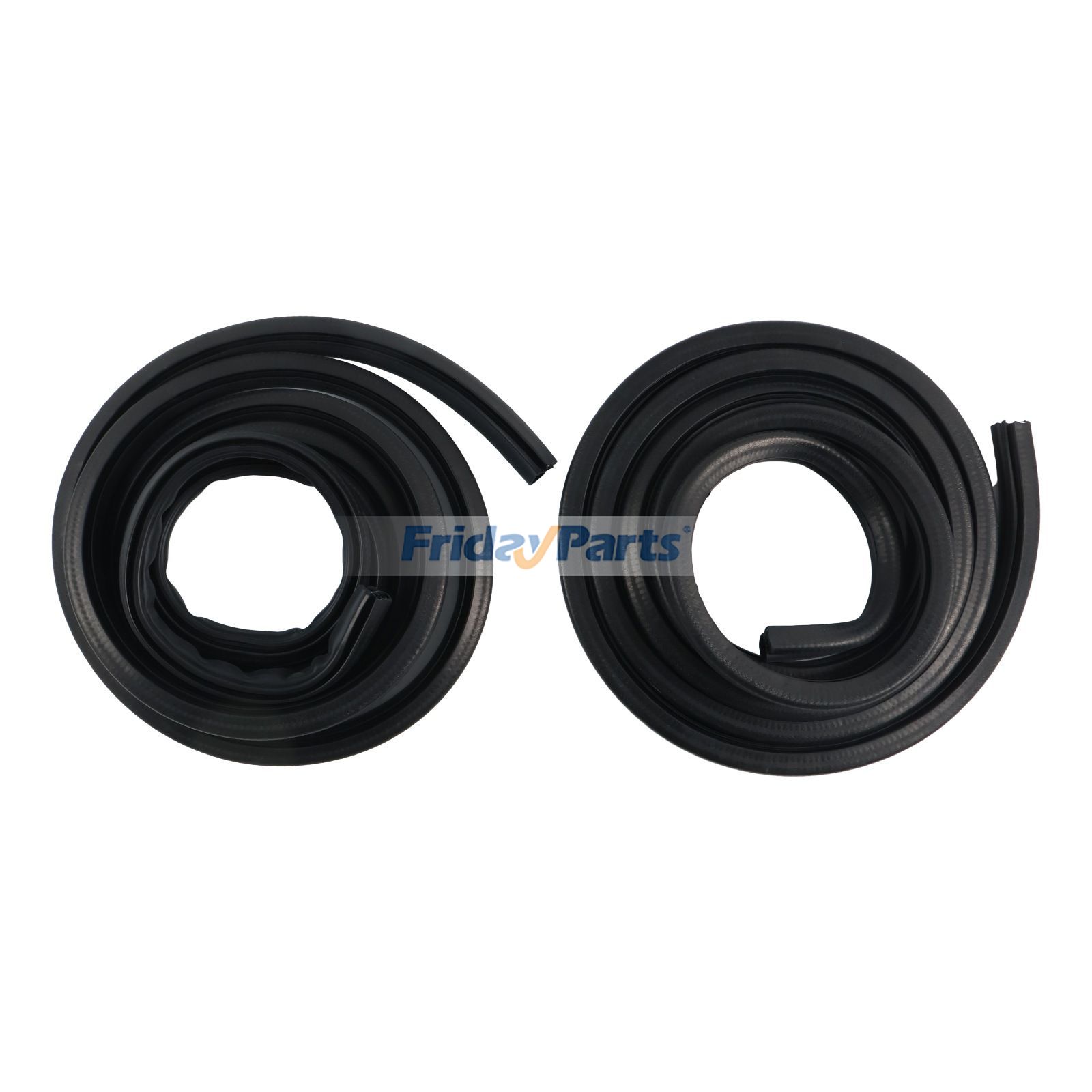 Extended Cab Door Weatherstrip Seal Set 5130971 for Chevrolet Silverado GMC Sierra 2000-2007