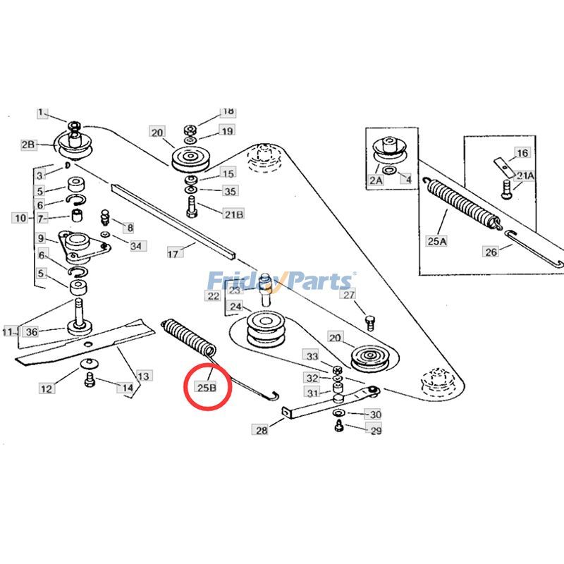 Extension Spring For JOHN DEERE Mower,Tractor