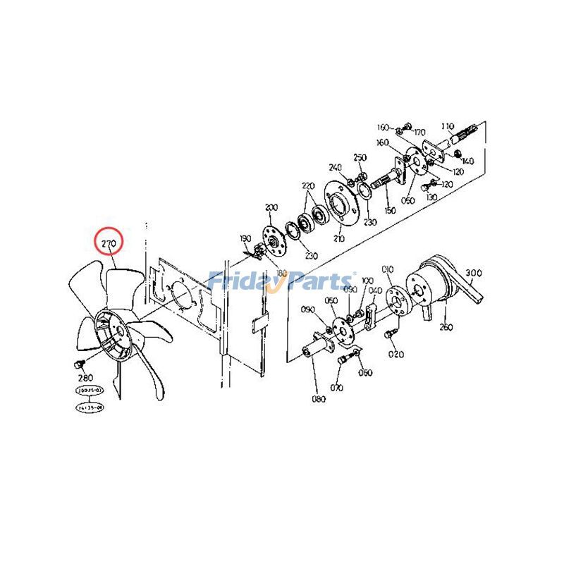 Fan for Loader,Tractor