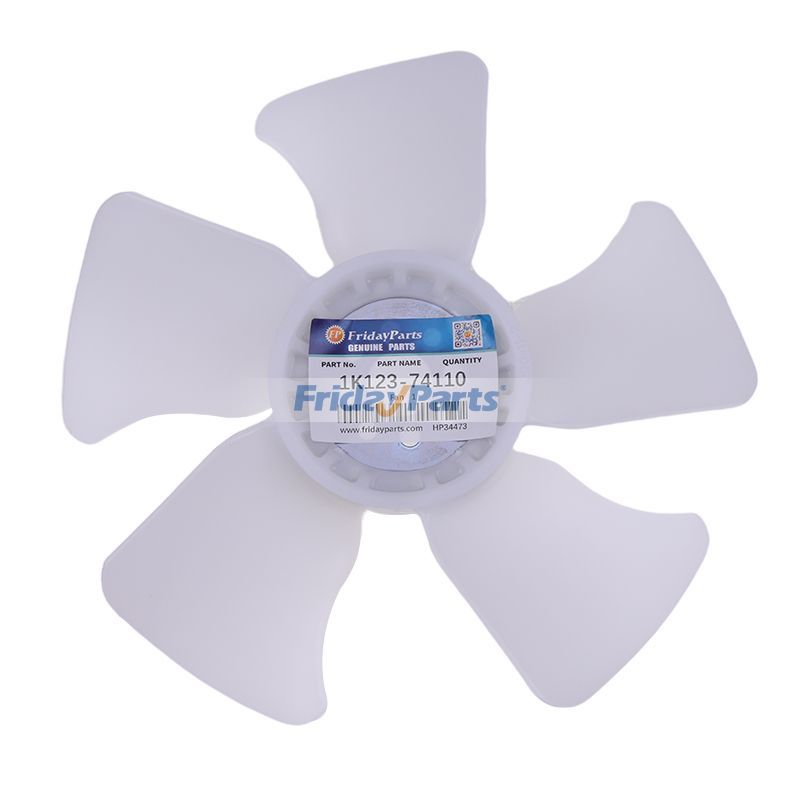 Ventilador 1K123-74110 para cortadora de césped Kubota ZD1021 ZD1021-3 ZD323 ZG332LP ZG332P ZP330LP