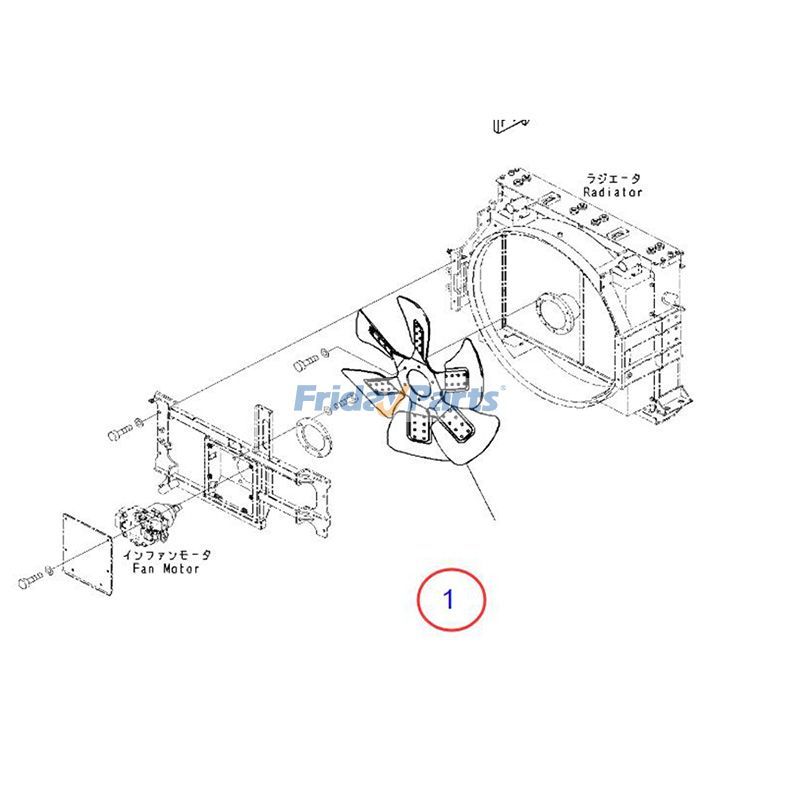Ventilateurpour Camion Tout-Terrain