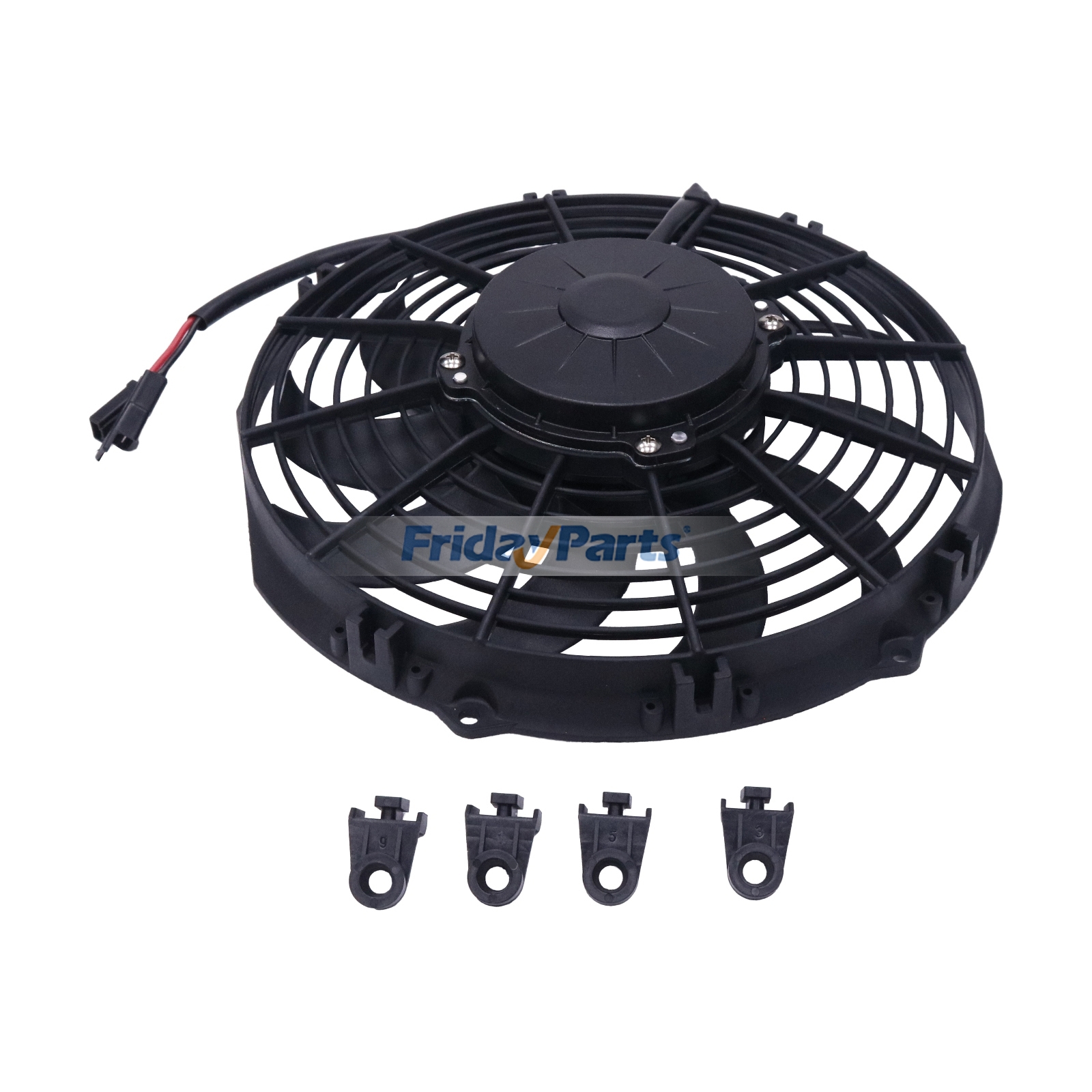 Radiator Fan AM133742 AM116379 VG11703 for John Deere Utility Vehicle Gator 4X2 6X4 D Trail