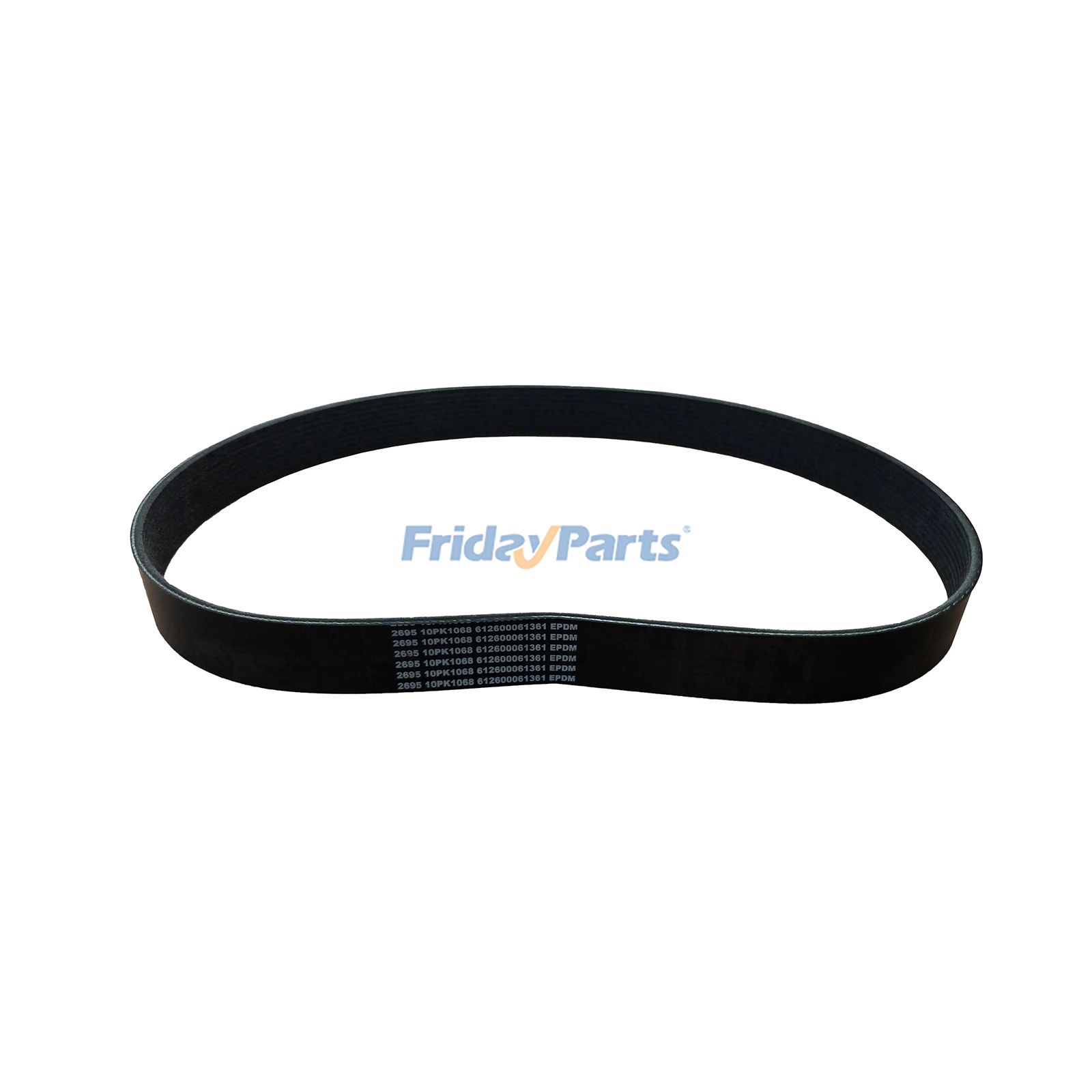 Correa de ventilador 612600061995 10PK1068 para motor Weichai