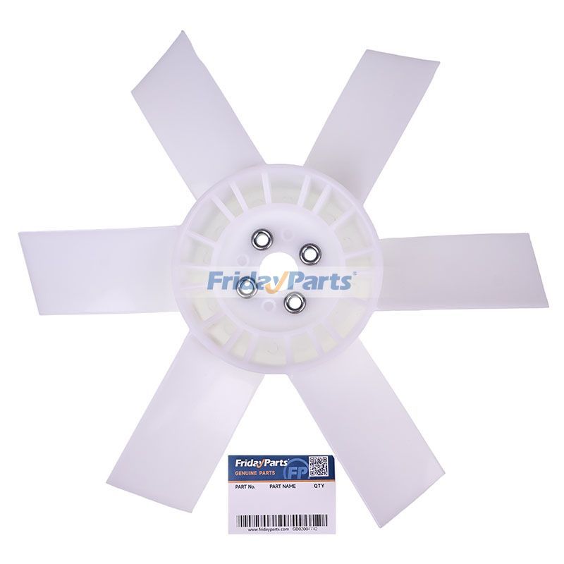 Pale de ventilateur 145306230 pour moteur Perkins 403D-15 403D-15T 404D-15 404D-22 403C-15 404C-22 103-15 104-22