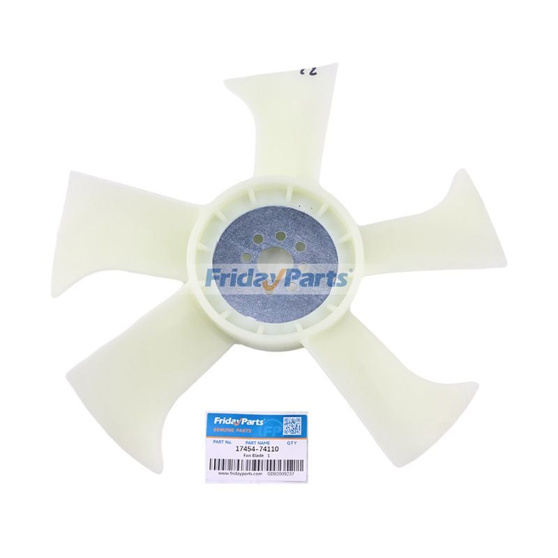 Fan Blade 17454-74110 for Kubota Engine D902 D1105 Tractor B2301HSD B2601HSD B3000HSDC B3030HSDC