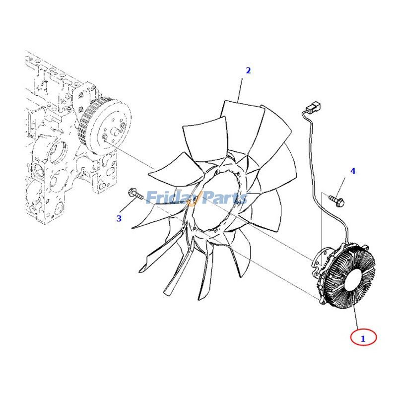  Fan Clutch For KOMATSU