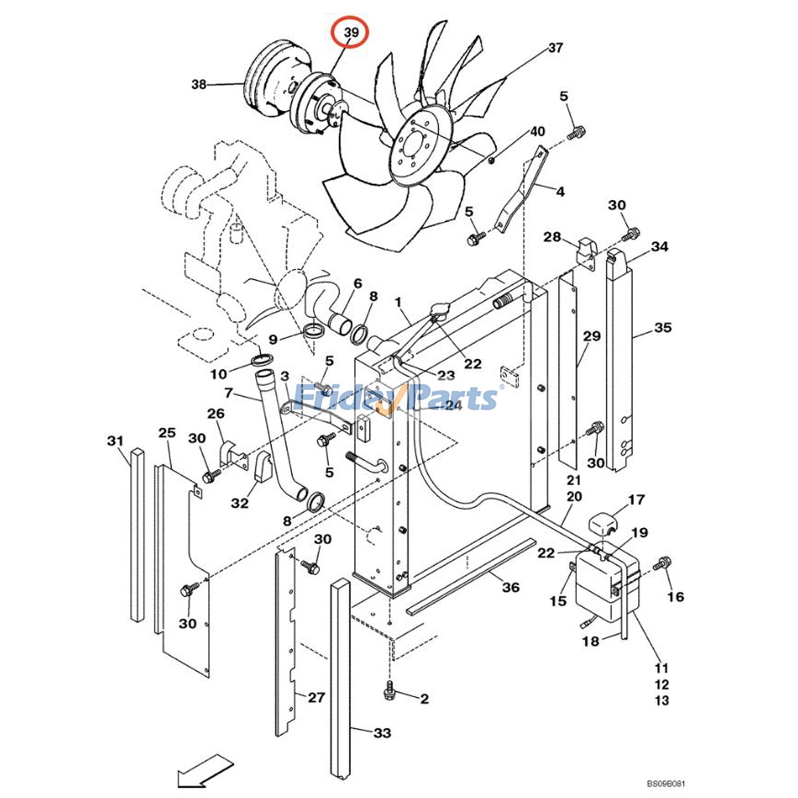 Fan Clutch for Excavator