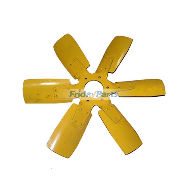 Ventilateur de refroidissement 600-633-0800 pour moteur Komatsu 6D125-1 S6D108-1 S6D125-1 Chargeuse sur pneus WA1200-3 WA380-1 WA380-3