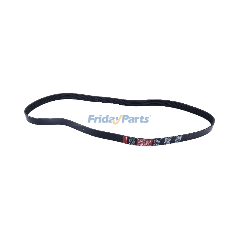 Correa trapezoidal de transmisión del ventilador T428863 para motores John Deere 4045, 6068, 6090, 444J, 444K, 524K, 544K, 624K, 644K, 710G y 850J-II Para JOHN DEERE