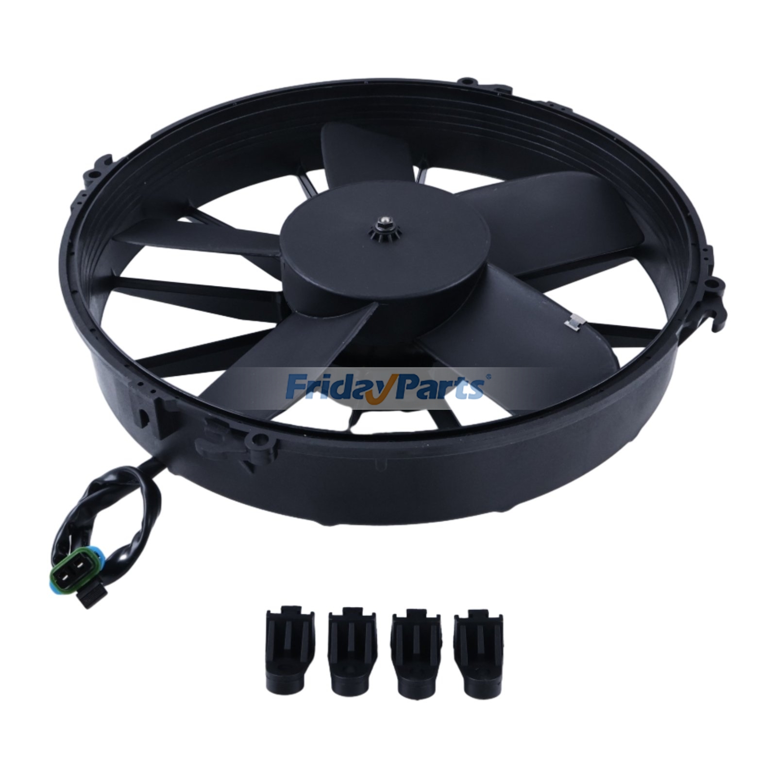 Conjunto de motor de ventilador 1911516213 para excavadora Takeuchi TB175, cargadora TL10, TL12, TL12R2, TL12V2, TL130, TL140, TL150, TL230, TL240, TL250, TL8