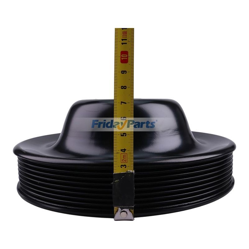 Repuesto Polea del ventilador 4943445 3914461 para motor Cummins 6BT 6C8.3 B5.9 B6.7 ISB ISC8.3 L9 QSB4.5 QSB5.9 QSL9 Excavadora Hyundai R220LC-9A R290LC-3 R380LC-9 compatible con Topadora,Motor,Excavadora,Montacargas,Pala cargadora Para HYUNDAI FridayParts