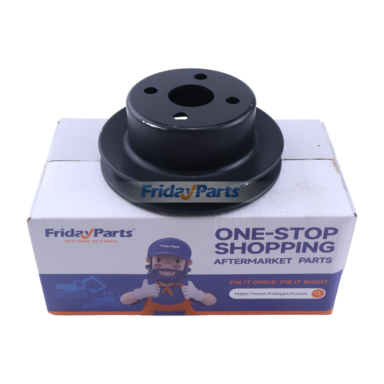 Pump V-Pulley 129930-42400 for Yanmar Engine 4TNE98 4TNV94L 4TNV98 4TNV98C 4TNV98CT 4TNV98T