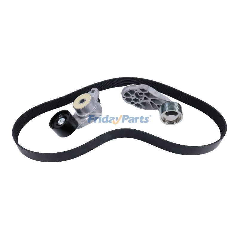 Fan Tensioner Set 21714847 20582558 and Belt 20582557 for Volvo Engine D13 (12Grooves)