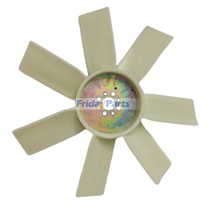 Ventilateur YM123900-44731 pour pelle Komatsu PC110R-1 PC95R-2 PW110R-1 PW95R-2 rétrocaveuse WB140-2 WB150-2N WB91R-2 WB93R-2