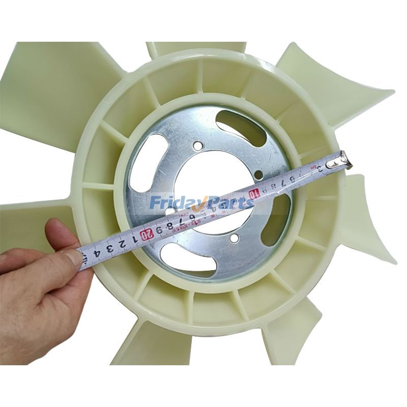 Ventilador YM129436-44741 para motor Komatsu 3D84E-3F 4D88E-3D Excavadora PC35R-8 PC45MR-3 PC50MR-2 PC55MR-3