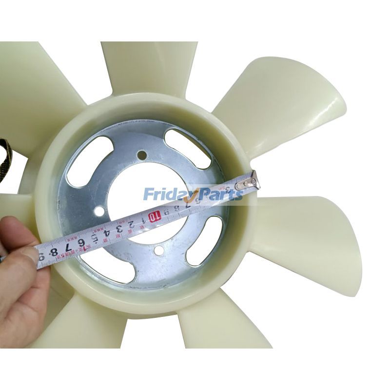 Compra Ventilador YM129436-44741 para motor Komatsu 3D84E-3F 4D88E-3D Excavadora PC35R-8 PC45MR-3 PC50MR-2 PC55MR-3 en Fridayparts