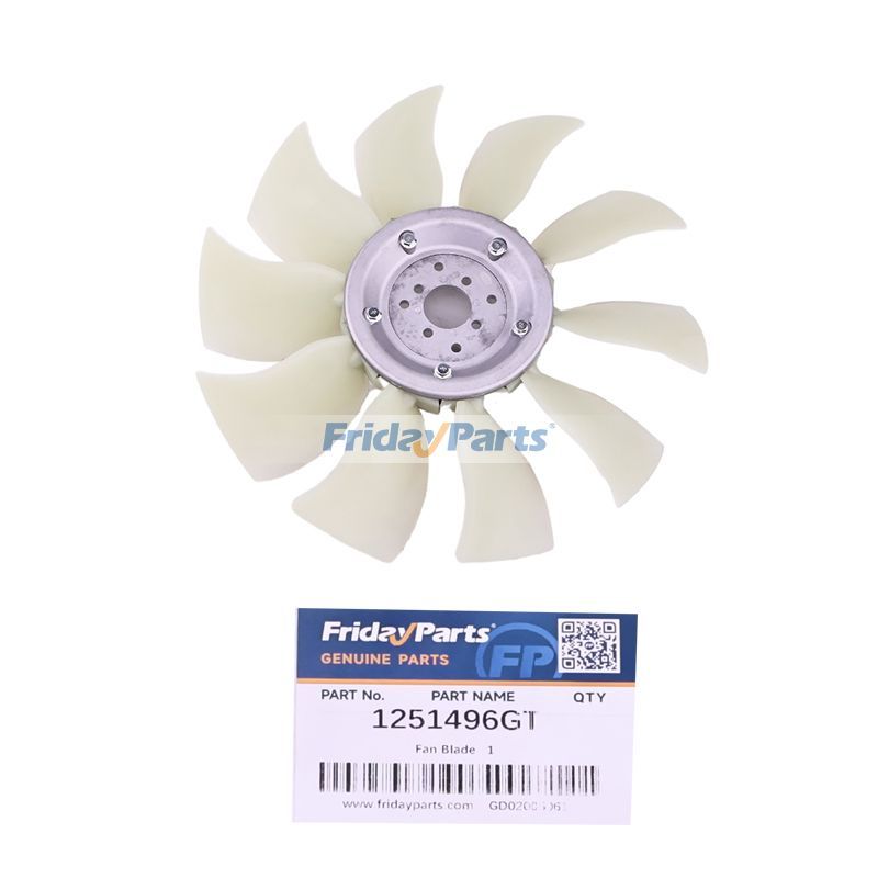 Fan Blade 1251496GT for Genie Boom Lift S-80 S-85 S-60 S-65 S-100