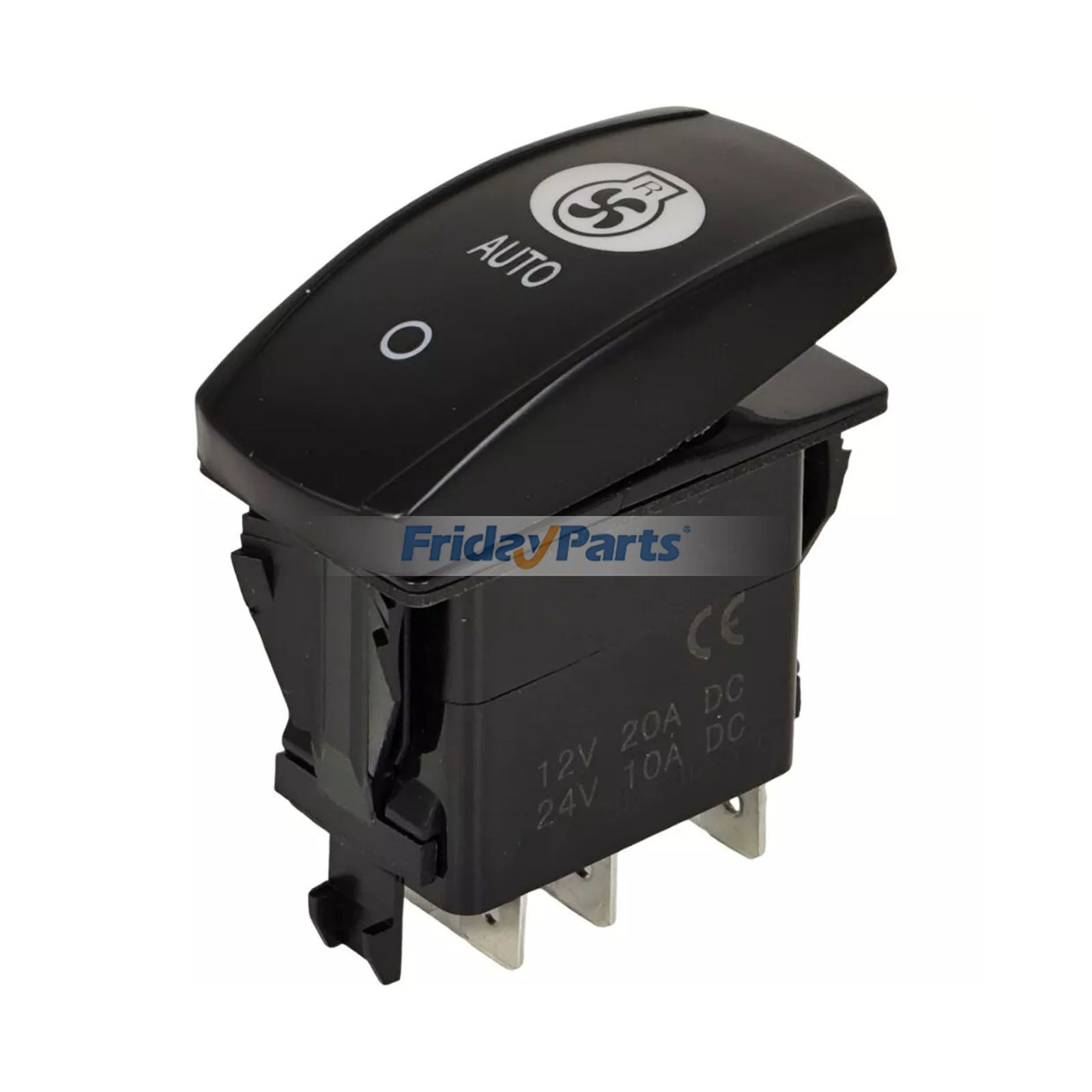 Interrupteur à bascule de mode ventilateur 6 broches AT361528 pour chargeur moteur Yanmar 4TNV94CHT 4TNV98T John Deere 4024HT011 5030HT011 318D 320E 323D 326D 332G 333E