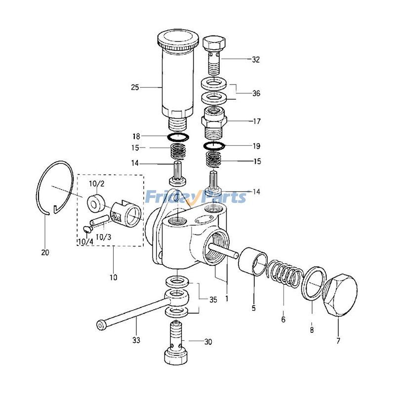 Feed Fuel Pumperpillar 323D For CAT Excavator
