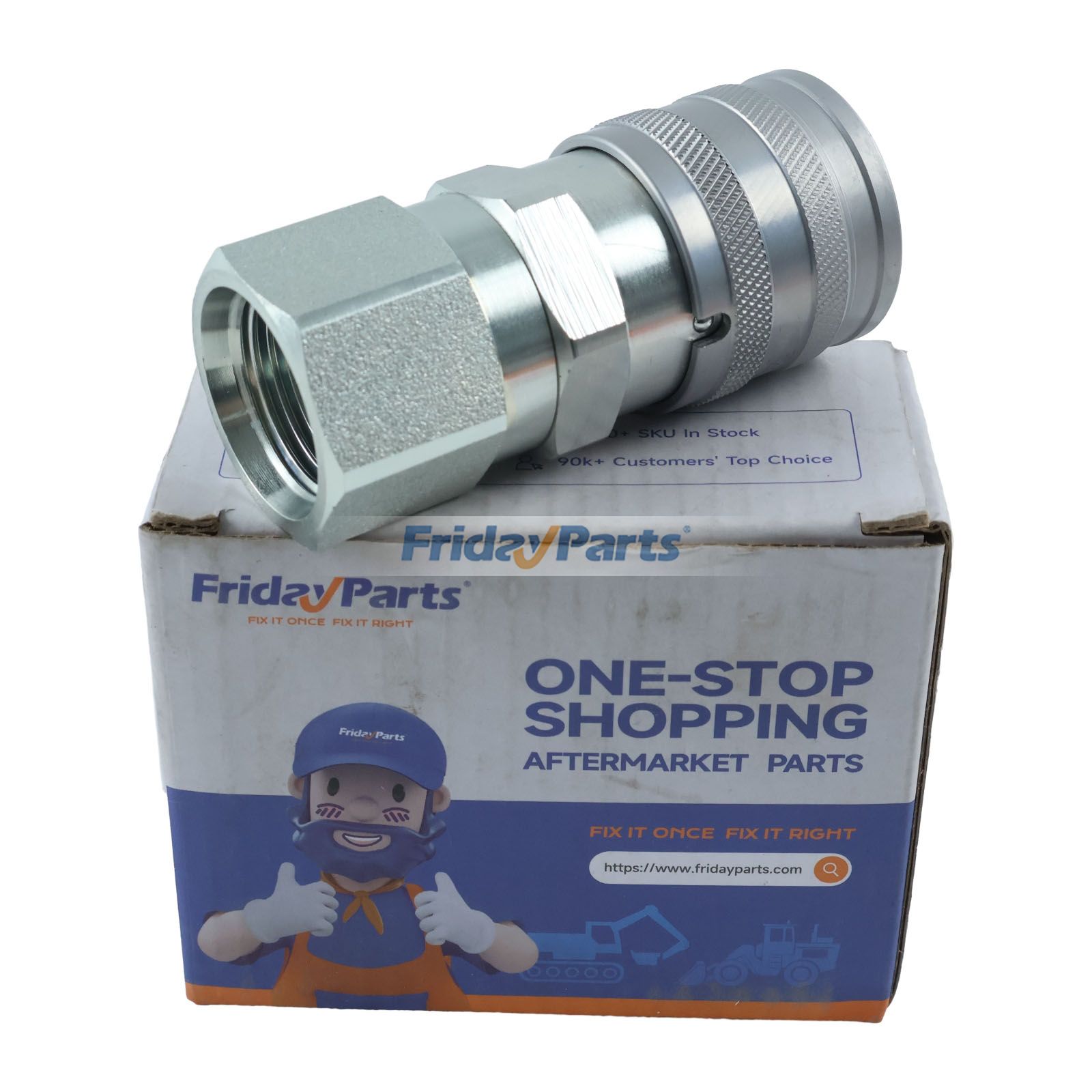 Hydraulic Quick Coupler Socket KV14219 for John Deere Engine 3029 4024 5030 Loader 260 280 315 317 325 332 240 318D 320D 323D 326D 328D 329D 332D 333D CT322