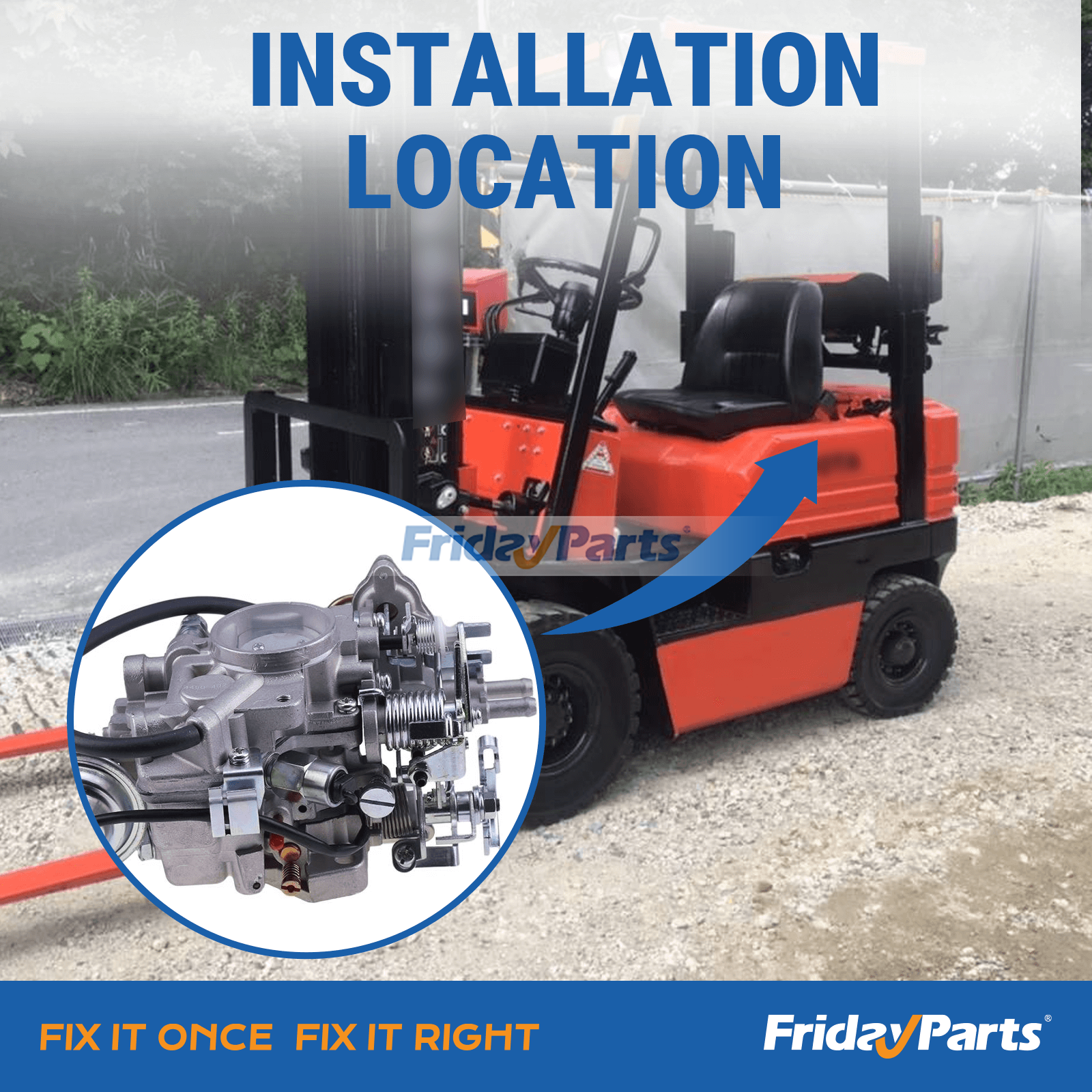 Ignition Carburetor 21100-78161-71 for Toyota Engine 4Y Forklift 5FG10 5FG25 5F