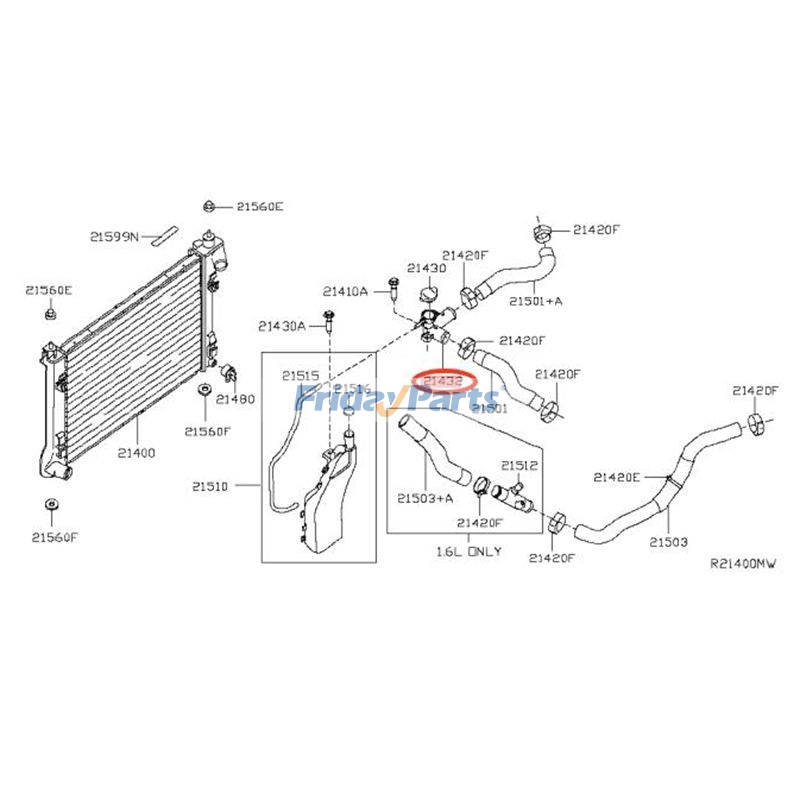 Filler Neck for Vehicle