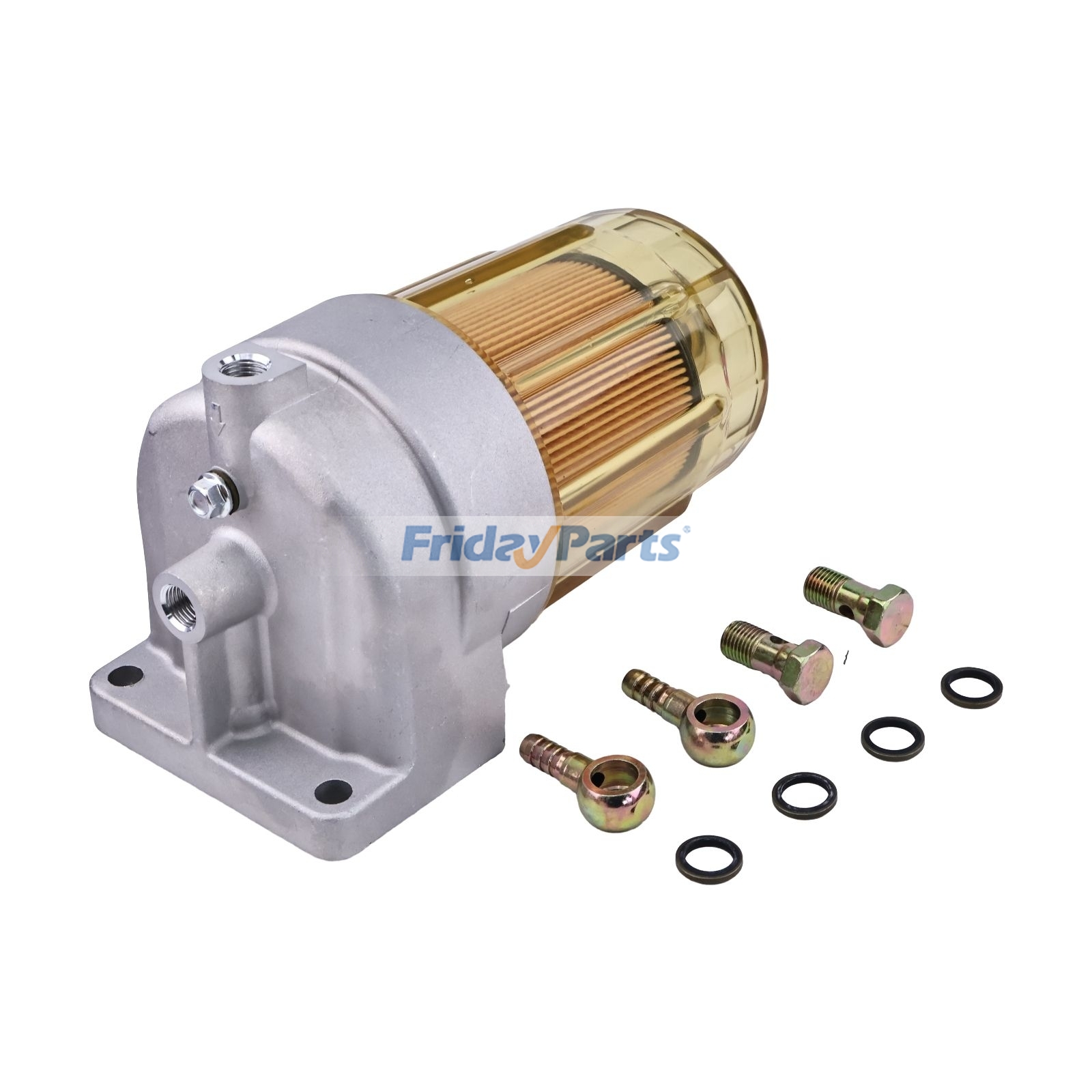 Fuel Filter Assembly YN21P01068F1 for Kobelco Excavator ED150 SK135SRLC-2 140SR SK350-8
