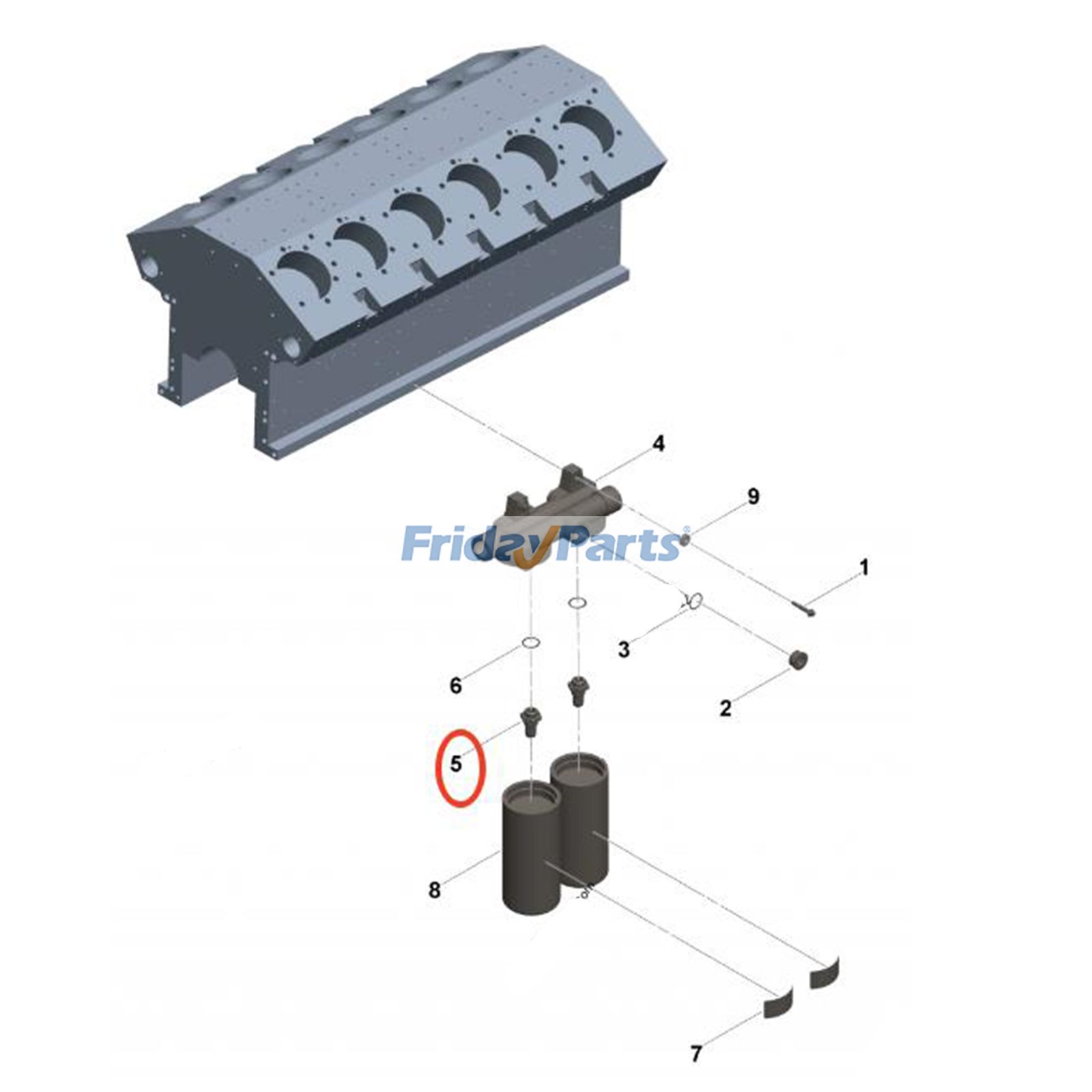 FridayParts Filterkopfadapter