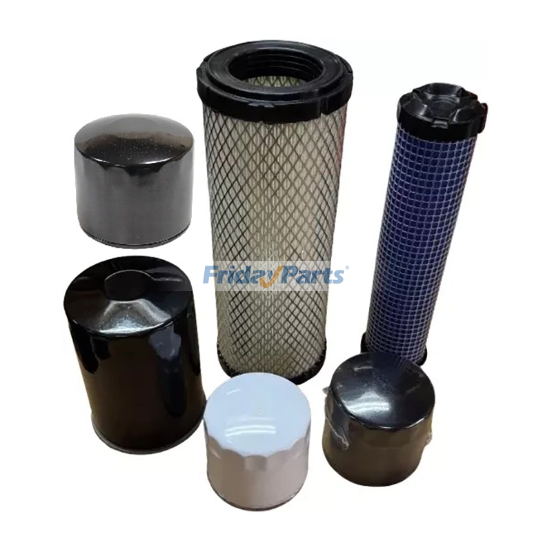 Kit de filtros 129150-35160 119802-55801 198119-48310 1A8160-24950 129087-12510 129051-12530 para motor Yanmar y tractor Cub Cadet EX2900 EX3200