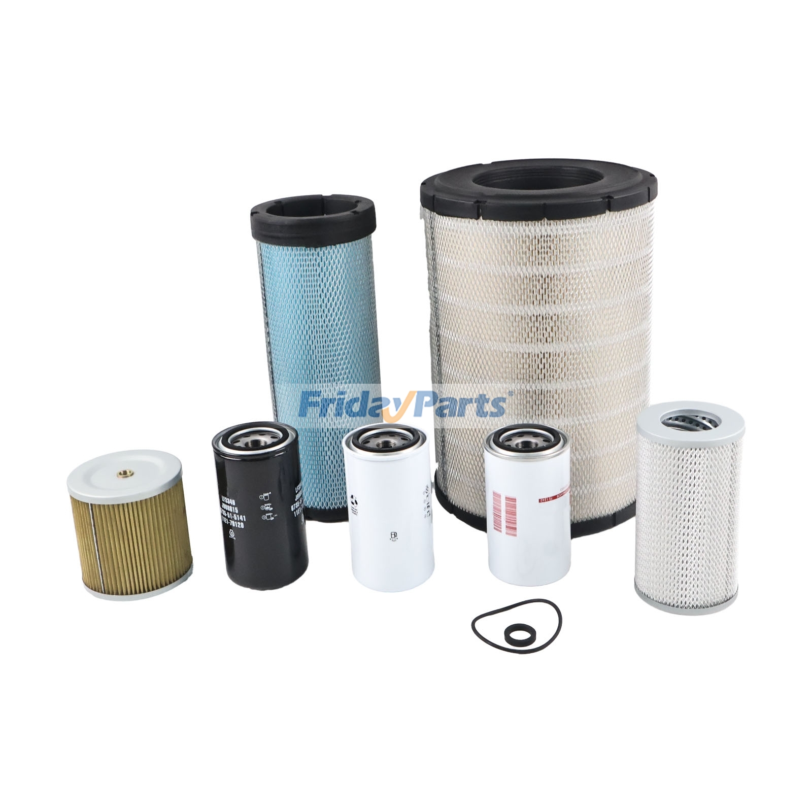Zestaw filtrów 14X-60-31150 600-185-5100 6736-51-5142 do ładowarki Komatsu WA380-6 WA380-7