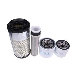 Kit de filtros 1585332430 1522143081 6A10082630 3272158242 para mini escavadeira Kubota U17