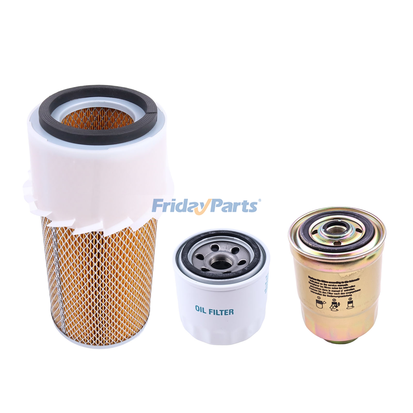 Kit de filtros 2077983 4050931 0290732 para carretilla elevadora Hyster H65XM