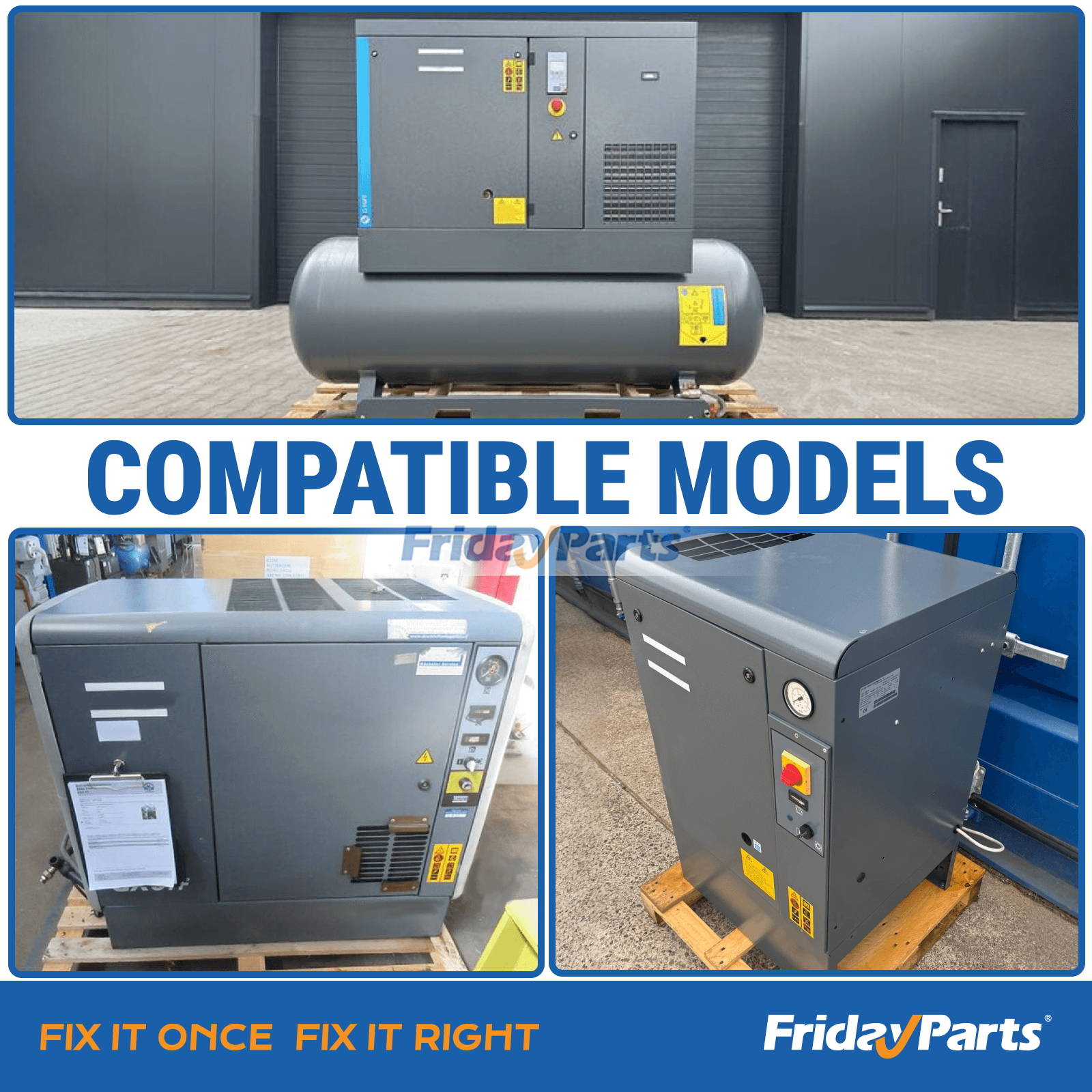 Atlas Copco GA 5-11C Compressor Filter Replacement Application