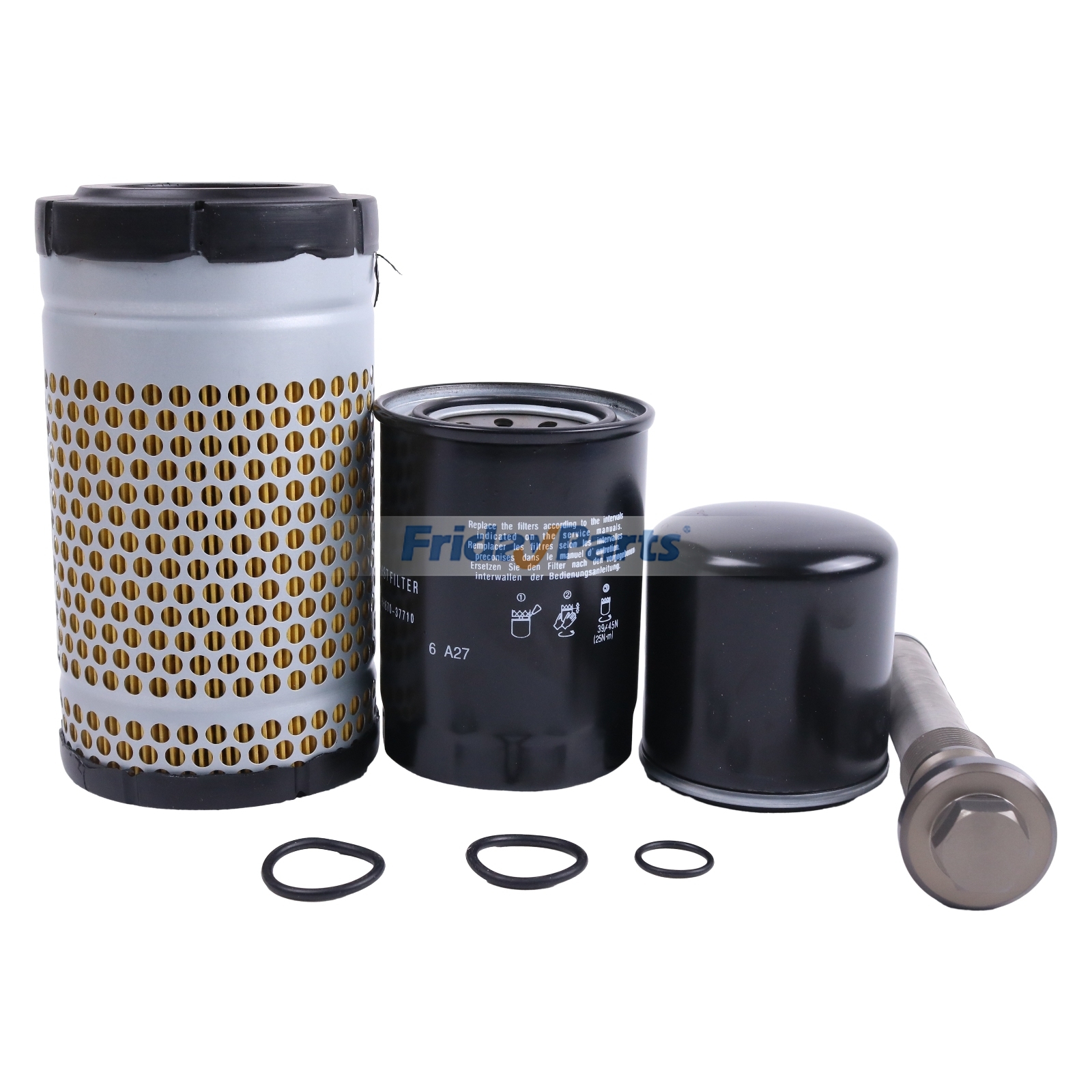 Kit de filtro 3710280M1 6259119M91 para trator Massey Ferguson GC1705 GC1710 GC1715 GC1720 GC1723E GC1725M FridayParts