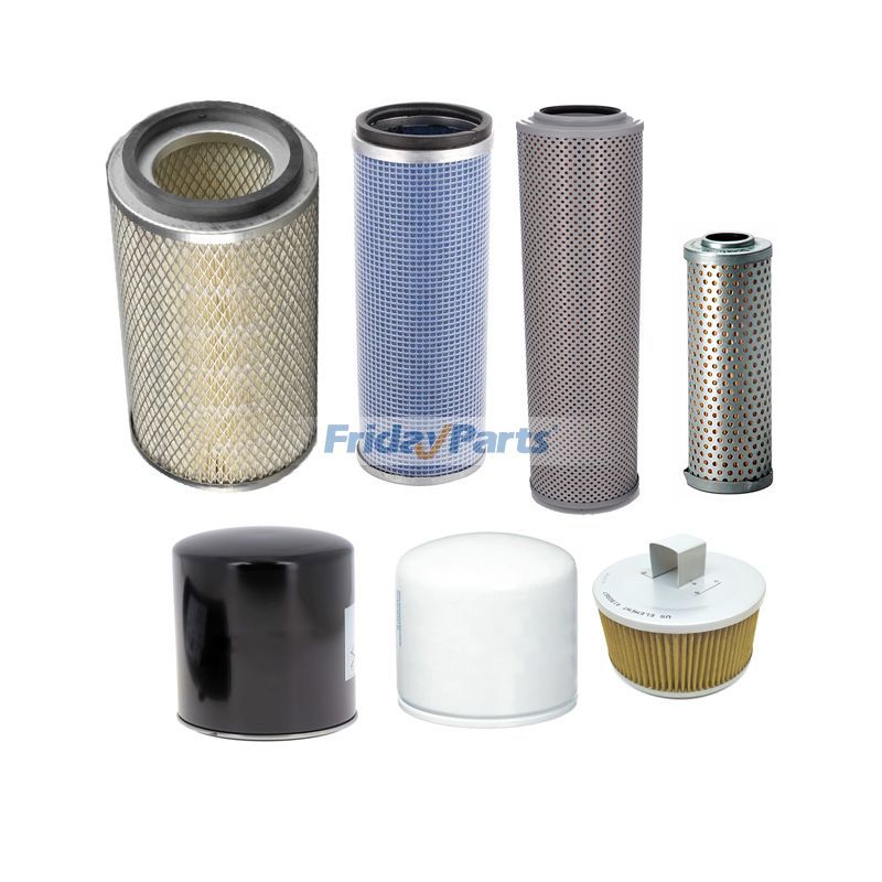 Filter Kit 4206099 4247975 for Isuzu Engine 4BD1 Hitachi Excavator EX100 EX100M
