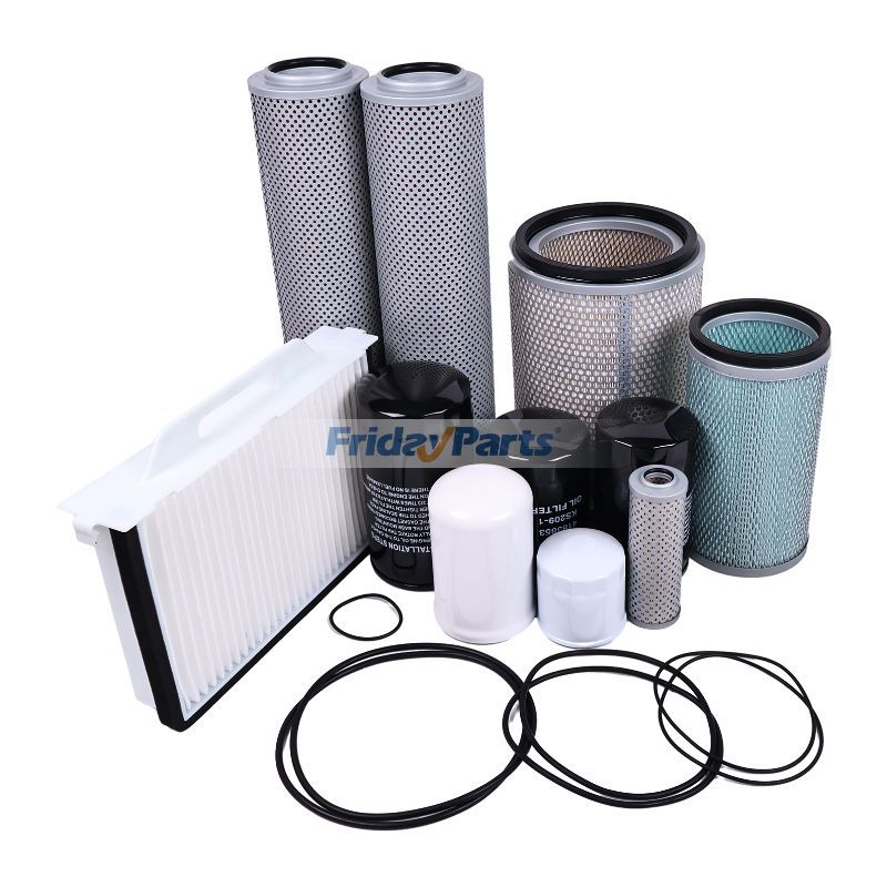 Kit de filtre 4285619 4209588 pour moteur Isuzu 4BG1 T Hitachi Excavator EX120-5 EX130H-5
