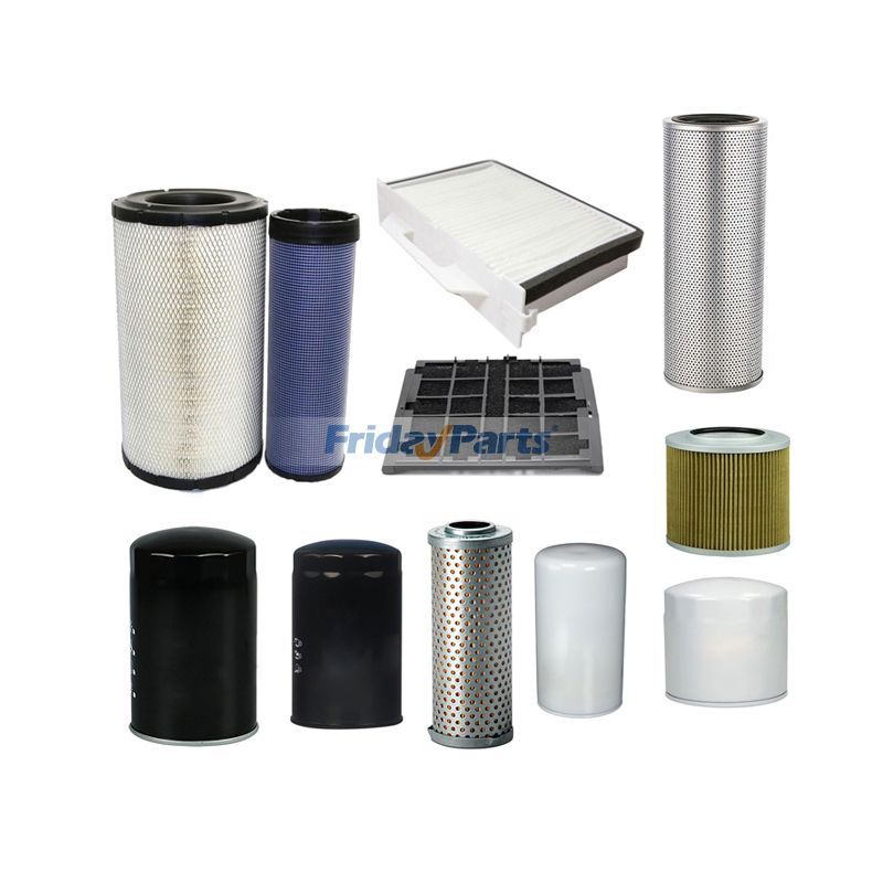 Filter Kit 4370263 L4286128 for Isuzu Engine 6BG1 Hitachi Excavator EX200 EX200-5 EX200LC-5