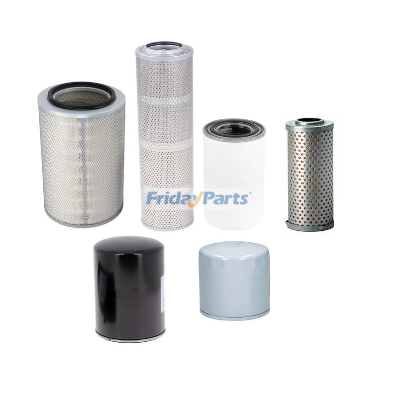 Filter Kit 4379815 L4395946 for Isuzu Engine 4BG1 Hitachi Excavator EX135UR EX135USR