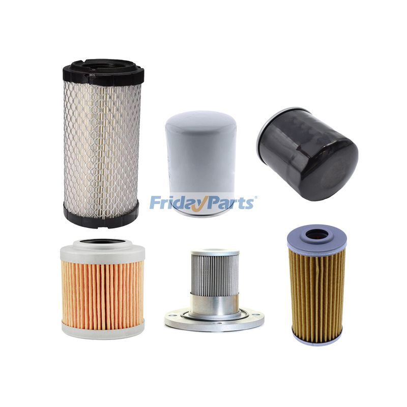 Filter Kit 4607538 4454826 for Isuzu Engine 3YB1 PA02 Hitachi Excavator ZX16 ZX18