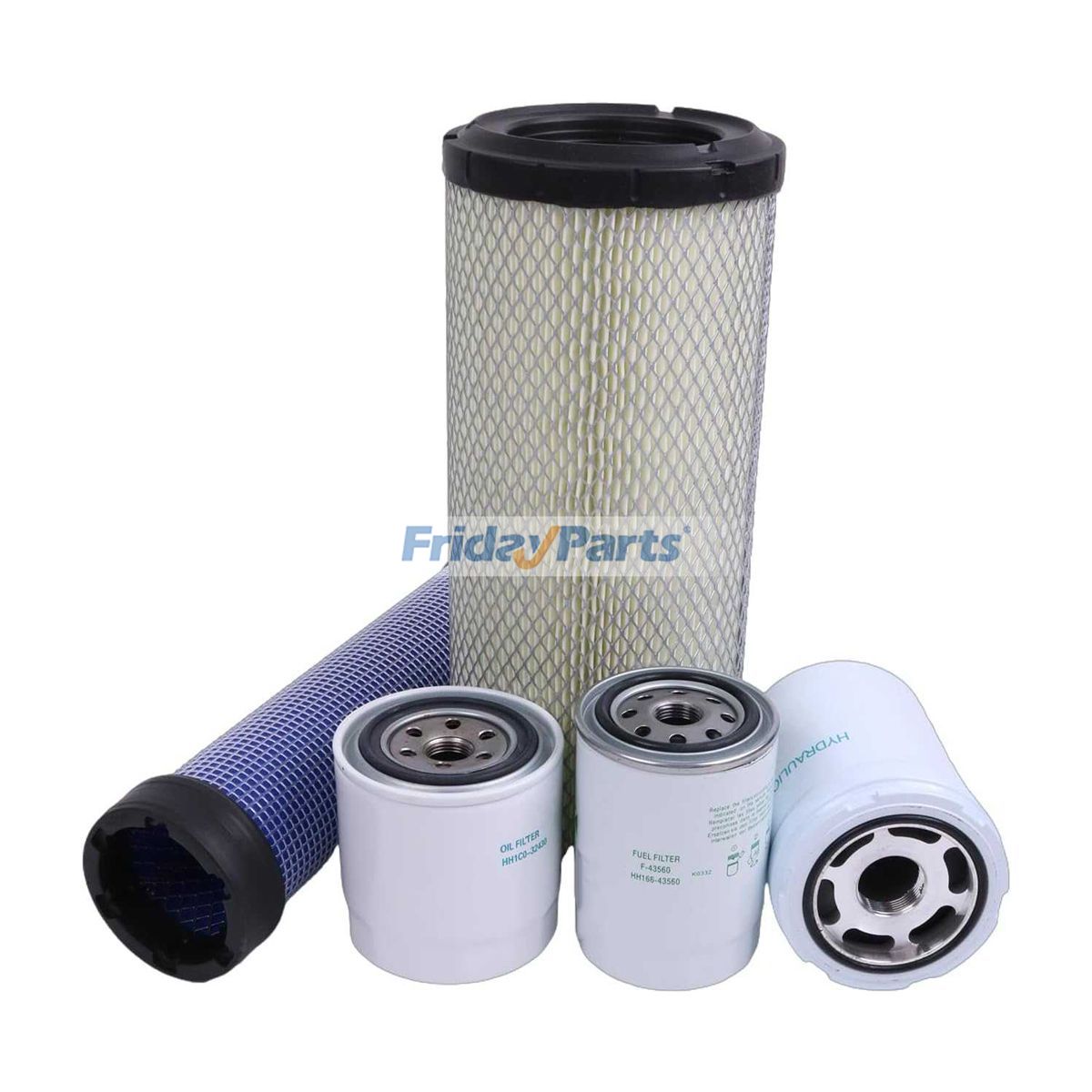 Filter Kit 59800-26110 HHV00-51640 HHTA0-59900 1C010-32430 for Kubota Loader SVL75-2 SVL75-2C
