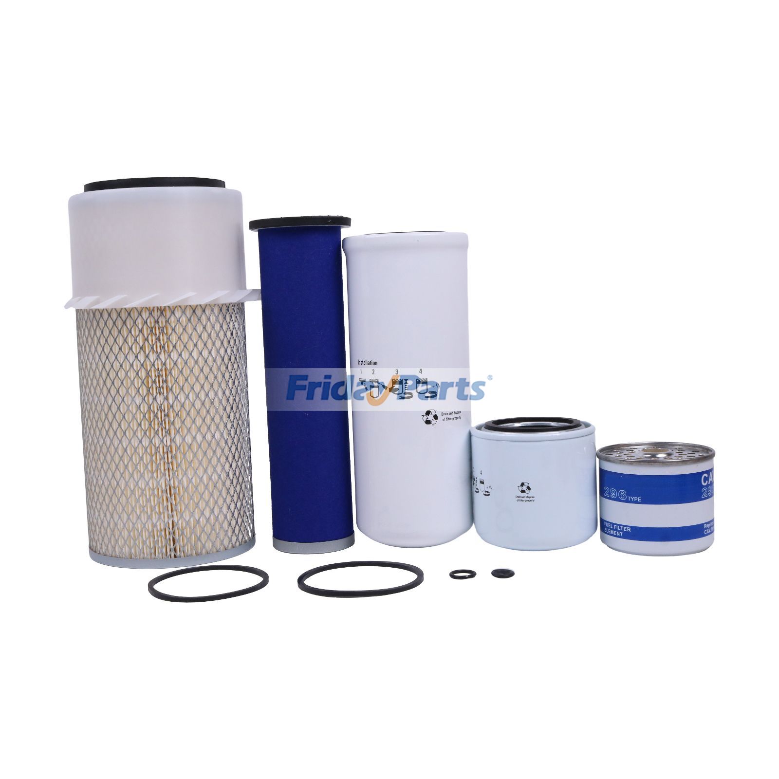 Kit de filtros 6668819 6675517 6598362 6598492 para cargadora Bobcat 643 645 743 1600 Para BOBCAT