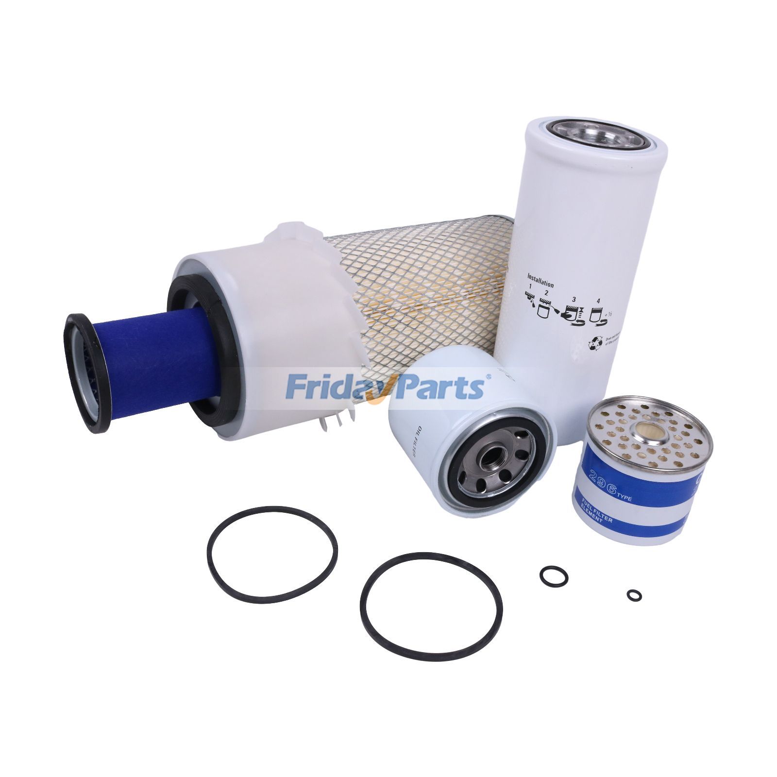 Kit de filtros 6668819 6675517 6598362 6598492 para cargadora Bobcat 643 645 743 1600