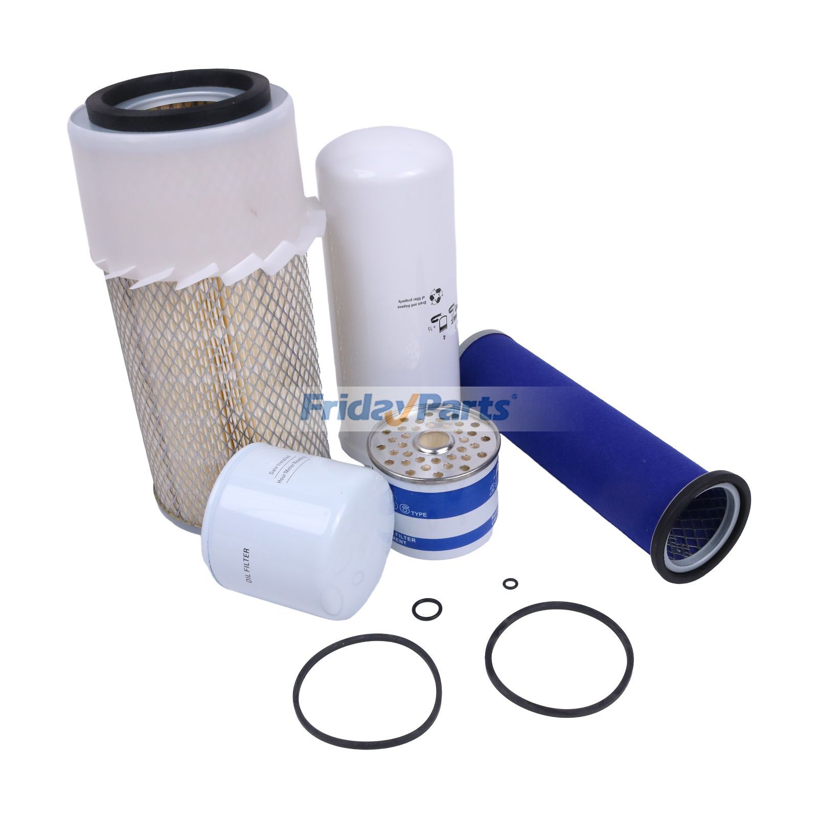 Kit de filtros 6668819 6675517 6598362 6598492 para cargadora Bobcat 643 645 743 1600 de FridayParts