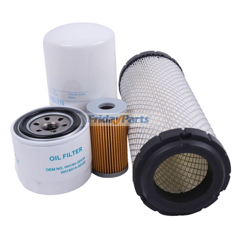 Kit de filtros 77700-03360 para tractor Kubota serie L L3240 L3540 L3940 L4240 L4400 L4600 L4600F L4600DT de FridayParts