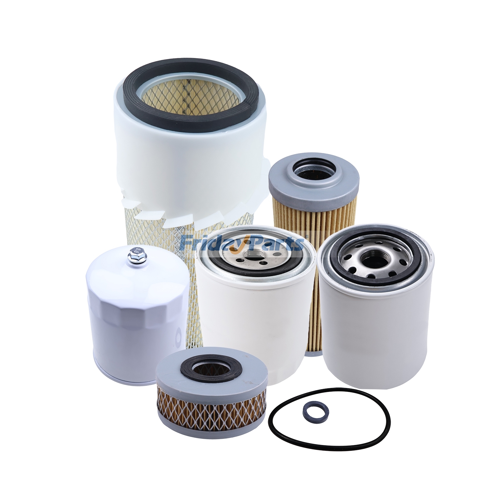 Kit de filtres A146696 A42242 A39868 D75831 A39867 A42274 pour chargeuse CASE G207D 580B 580