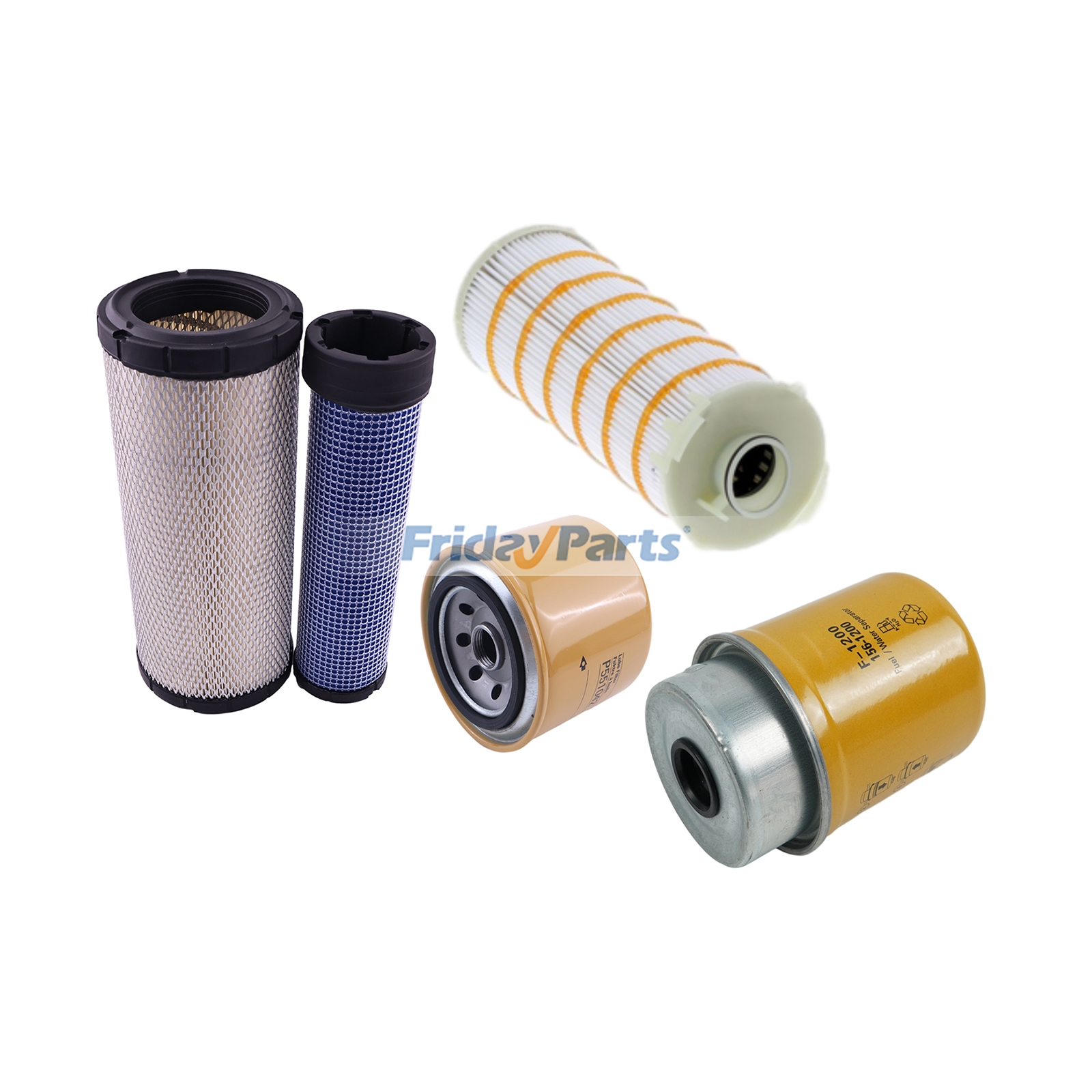 Kit de filtre pour moteur Caterpillar CAT C3.3B C2.4, pelle hydraulique 305.5E 305.5E2 306E 308E2CR