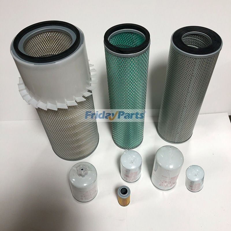 Kit de filtros para motor Cummins B3.9 Hyundai Excavator R1407 R150W7