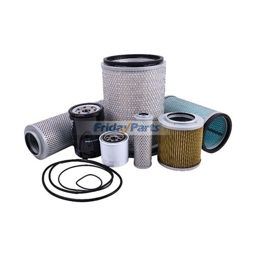 Hitachi Filter Unit Filter Kit for Hitachi Engine 4BD1 Excavator EX100-2 EX100-3